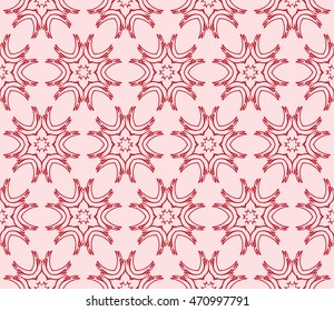 light gentle background of floral ornament for your greeting cards. light red color. vector illustration. for the design, printing, postcards. seamless pattern