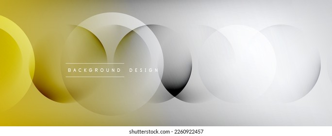 Fondo abstracto geométrico claro con líneas, círculos