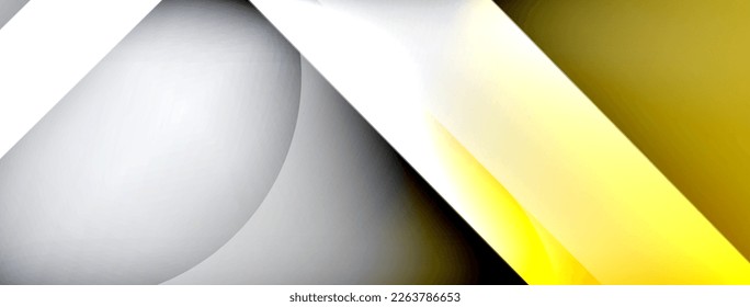 Lichtgeometrischer abstrakter Hintergrund mit Linien, Kreisen