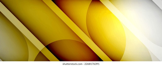 Fondo abstracto geométrico claro con líneas, círculos