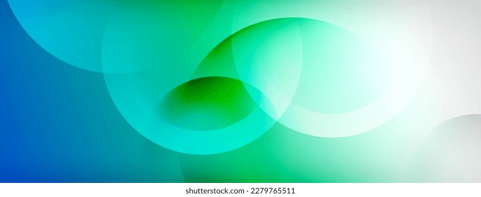 Light geometric abstract background with lines, circles