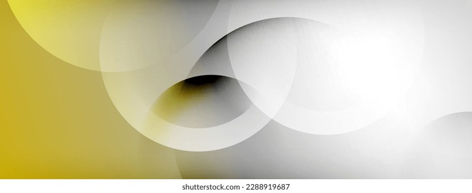 Fondo abstracto geométrico claro con líneas, círculos