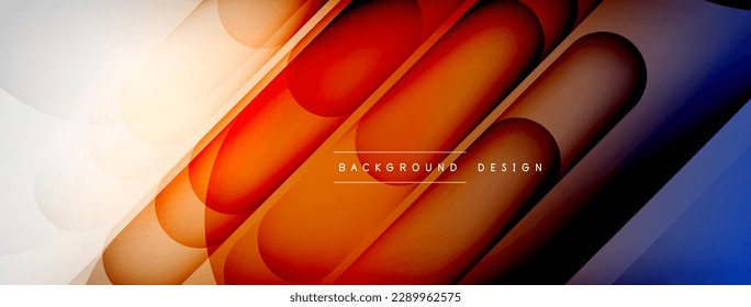 Light geometric abstract background with lines, circles
