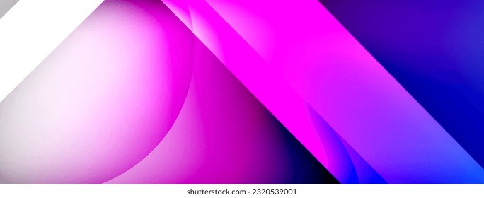 Fondo abstracto geométrico claro con líneas, círculos