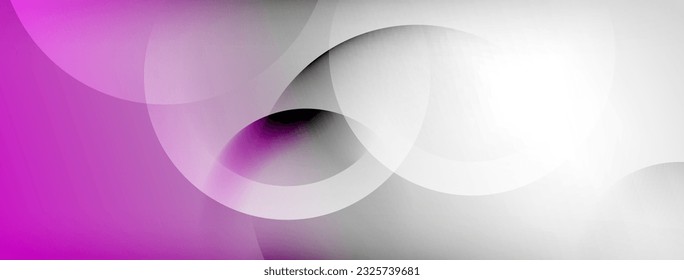 Fondo abstracto geométrico claro con líneas, círculos