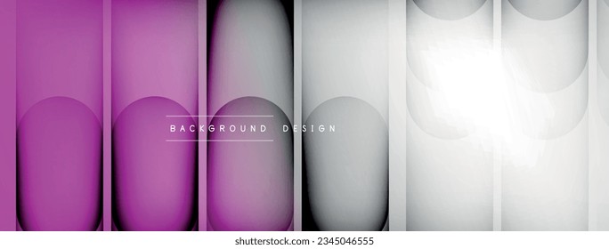 Light geometric abstract background with lines, circles