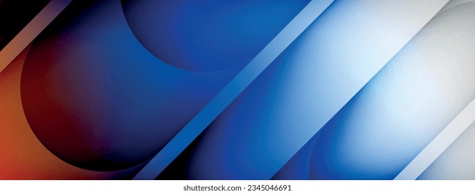 Light geometric abstract background with lines, circles