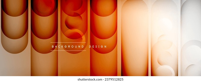 Light geometric abstract background with lines, circles