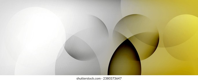 Lichtgeometrischer abstrakter Hintergrund mit Linien, Kreisen