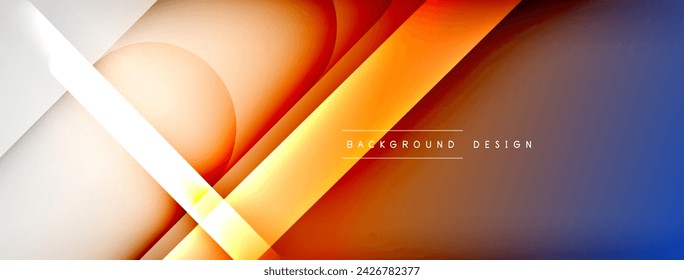 Fondo abstracto geométrico claro con líneas, círculos