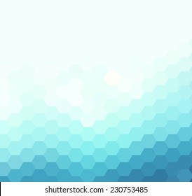 Light geometric background