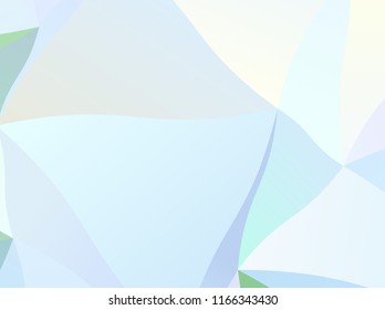Light geometric background with wavy shapes. Simple backdrop for advertising, web banners, posters, social networks. Abstract pattern. Vector illustration