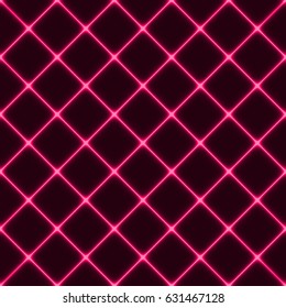 Light Geometric Pattern, Space Illustration, Vector.