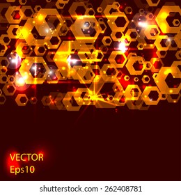 light geometry border for your text or presentation