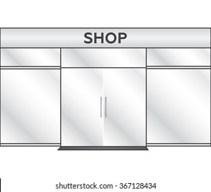 Light Glass Store Facades