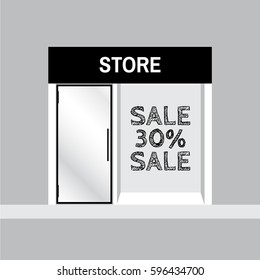 Light Glass Store Facades