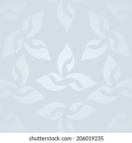 Light glaucous pattern with abstract decor. Vector