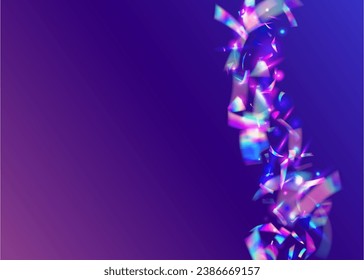 Light Glitter. Blue Blur Effect. Festive Art. Fantasy Foil. Bokeh Background. Laser Vaporwave Sunlight. Party Flyer. Iridescent Texture. Pink Light Glitter