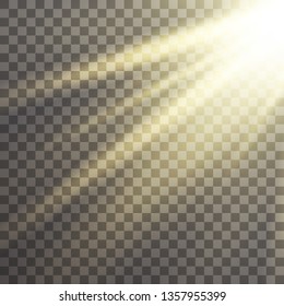 Light glow abstract ray explosion magic decoration effect holy template transparent design background vector illustration