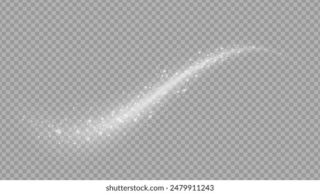 Light glow effect stars bursts with sparkles isolated on transparent background. Stock royalty free vector illustration. PNG	