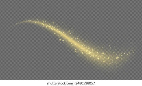 Light glow effect stars bursts with sparkles isolated on transparent background. Stock royalty free vector illustration. PNG	