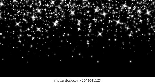 Light glow effect stars bursts with sparkles dust isolated on transparent background.