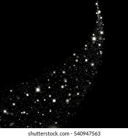 Light glow effect stars bursts with sparkles isolated .