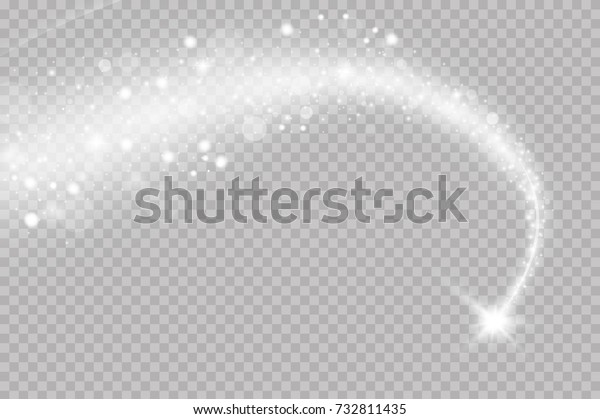 明るいグローエフェクト星は 透明な背景に輝きを放ちます のベクター画像素材 ロイヤリティフリー