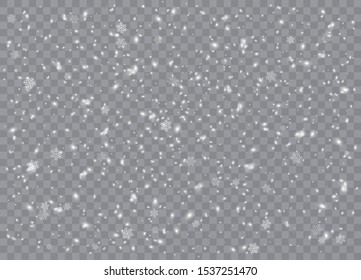 Light glow effect stars. Vector sparkles on transparent background. Christmas abstract pattern. Sparkling magic dust particles