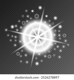 Light Glowing Element Vector Clipart