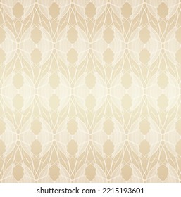 Light Gold Abstract Seamless Pattern