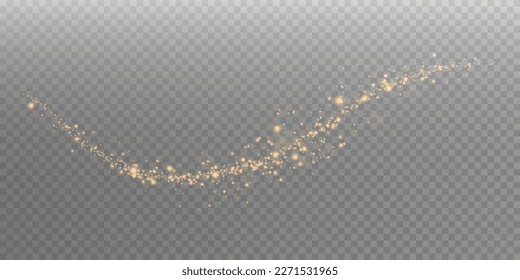 Light gold dust png set. Bokeh light lights effect background. Christmas glowing dust background Christmas glowing light bokeh confetti and glitter texture overlay for your design.
