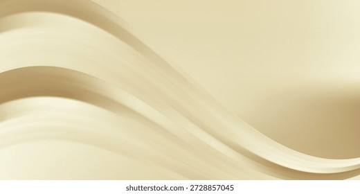 Fondo abstracto geométrico de oro claro. Pastel suave marrón pálido dorado champán vainilla amarillo beige blanco. Línea de la raya diagonal triángulo doblez. Grunge noise grain mesh.Blank design.Wide Anuncio

