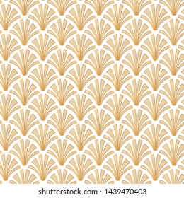 Light Gold Geometric Gatsby Art Deco Pattern Background Design