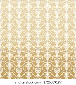 Light Gold Geometric Gatsby Art Deco Pattern Background 