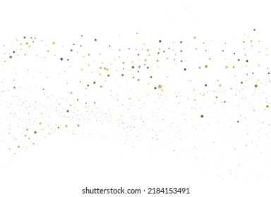 Fondo de confeti dorado claro. Textura festiva blanca. Papel digital del cielo mágico