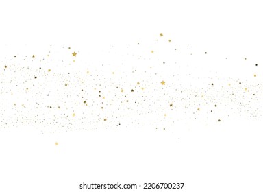 Fondo de confeti dorado claro. Textura festiva blanca. Papel digital del cielo mágico