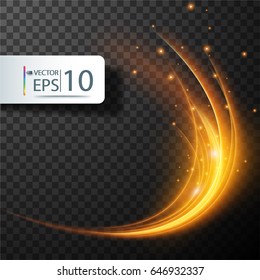 Light Gold, Lighting Effect, vector illustration