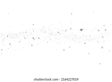 Helles Gold und hellsilberner glänzender Konfetti-Hintergrund. Weiße festliche Struktur. Vektorgrafik