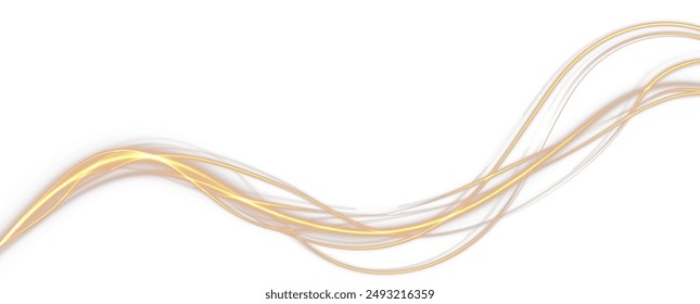 Light gold Twirl. Curve light effect of gold line. Luminous white circle. Light gold pedistal, podium, platform, table. Vector PNG. Vector illustration	
