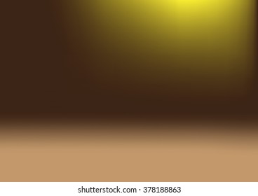 Light golden brown gradient abstract background - can be used for display or montage your products
