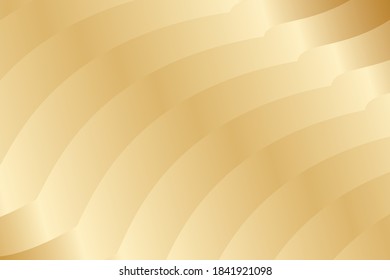 Light golden color gradient with half round step wise curve effect with little bit twist & turns on it.
