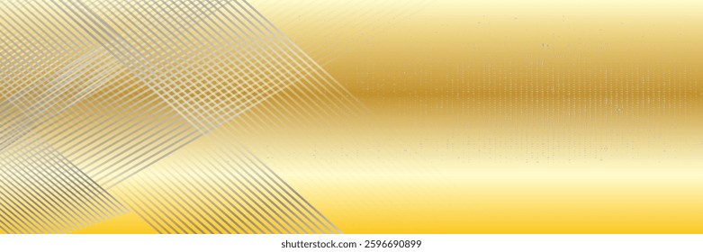 Light golden dynamic  abstract vector background with diagonal lines. Trendy classic colors . 3d cover of business presentation banner for sale evening party event. A fast-moving soft dot shadow