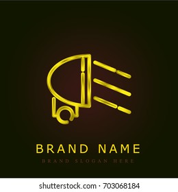 Light golden metallic logo