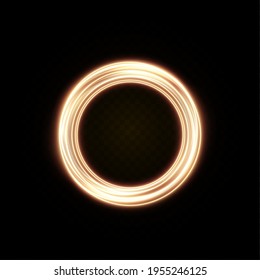 Light golden Twirl.
Curve light effect of golden line.
Luminous golden circle.
Light gold pedistal, podium, platform, table.
Vector PNG.