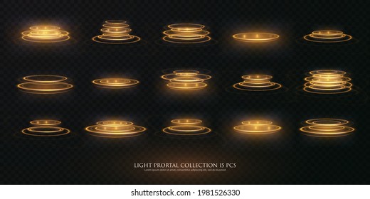 Light golden Twirl.
Curve light effect of golden line.
Luminous golden circle.
Light gold pedistal, podium, platform, table.
Vector PNG.