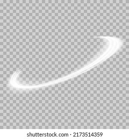 Light golden Twirl. Curve light effect of golden line. Luminous golden circle. Light gold pedistal, podium, platform, table. Vector PNG.
