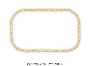 Linterna dorada clara. Efecto de luz de curva de línea dorada. Círculo dorado luminoso. PNG Pedestal de oro claro, podio, plataforma, mesa. Vector PNG.