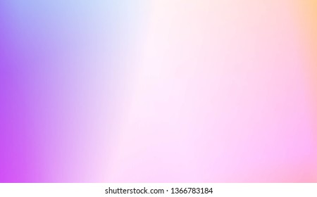 Light Gradient Abstract Background. For Brochure, Banner, Wallpaper, Mobile Screen. Vector Illustration