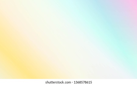 Light Gradient Abstract Background. For Brochure, Banner, Wallpaper, Mobile Screen. Vector Illustration